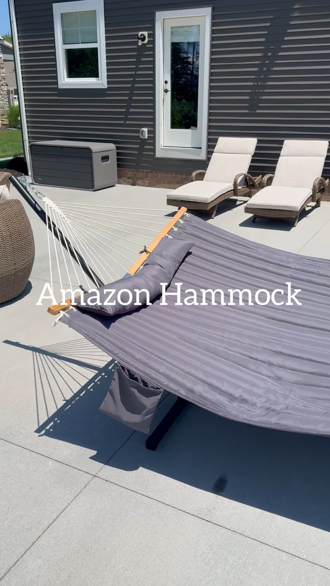 Loving this Hammock from Amazon! Perfect spot to chill on a summer night and I love how this one is lightweight and portable! 

#hammock #amazonfinds #outdoorrelaxation #summernights #patiofurniture #amazonhome
#ltkhome #backyardvibes
#hammocklife #outdoorliving
#summerready #amazoninfluencer
#amazonfinds #ltksummer
#ltkoutdoor #momlifemusthaves
#ltkit #outdoorstyle
#amazonmusthaves #affordablefinds

#LTKSeasonal #LTKHome #LTKSaleAlert