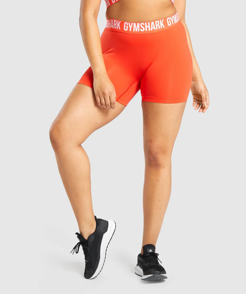 Gymshark Fit Seamless Shorts - Orange | Gymshark (Global)