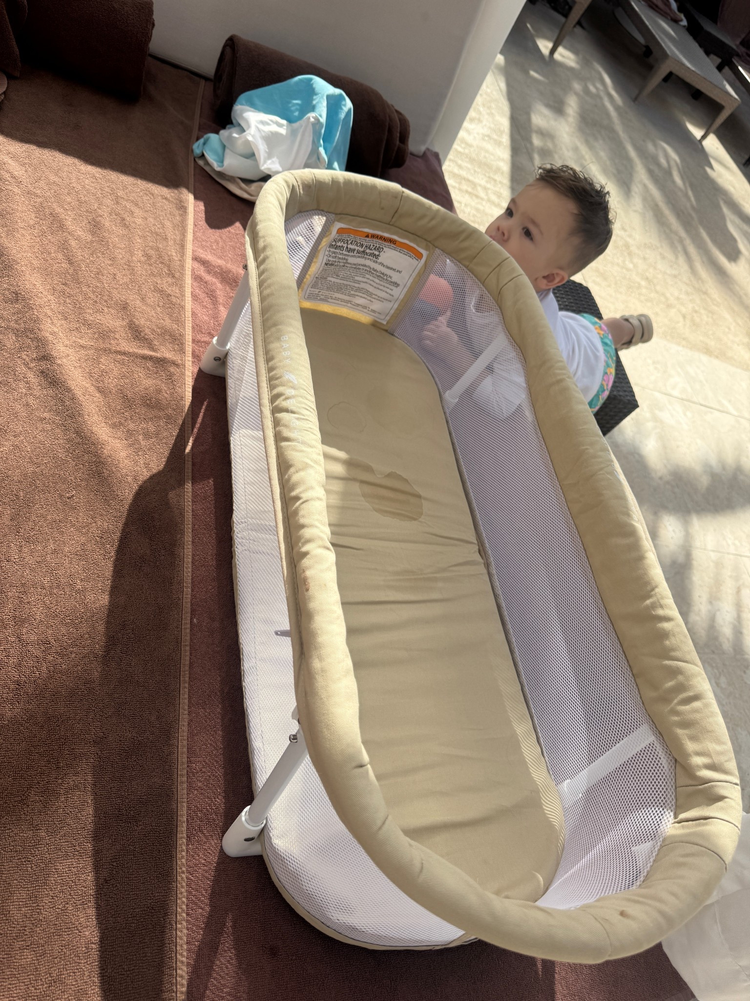 The most unsexy link ever BUT THIS RIGHT HERE!!!! The best thing we’ve ever purchased! Portable bassinet! Folds up/ has a handle/ we put it with the stroller bag for gate check! Sooooo easy!!!

#LTKBaby #LTKKids #LTKTravel