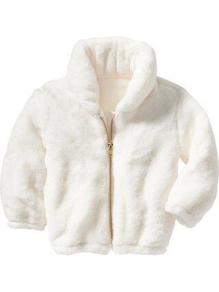 Old Navy Cozy Bomber Jacket For Baby Size 12-18 M - Sea Salt | Old Navy US
