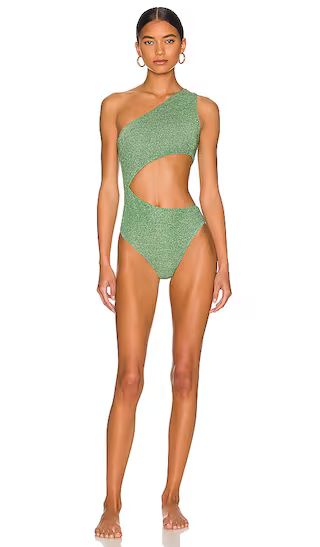 Celine One Piece in Emerald | Revolve Clothing (Global)