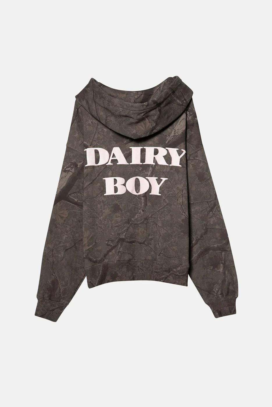 River Camo Hoodie - Pink | Dairy Boy