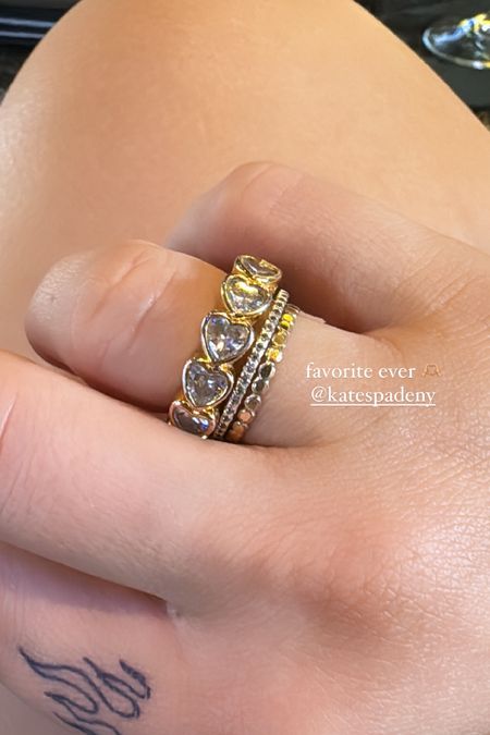 Favorite heart ring from Kate Spade ♠️ 

#LTKfindsunder100