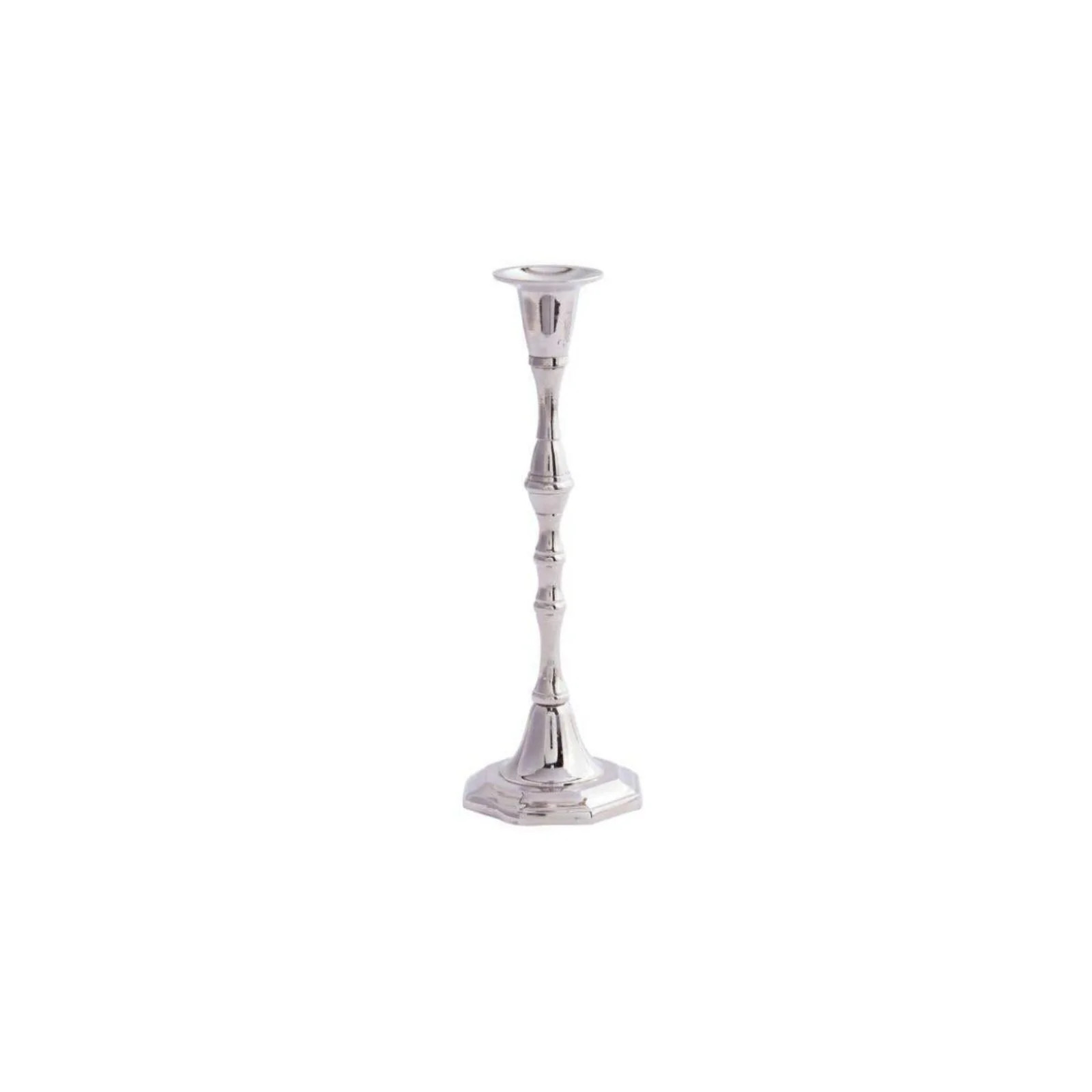 9.25 inch Candlestick in Silver | Brooke & Lou | Brooke and Lou
