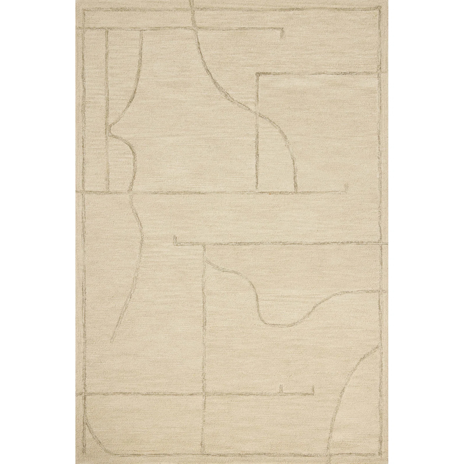 Jeremiah Brent x Loloi Barrow Ivory / Taupe Area Rug | Wayfair North America