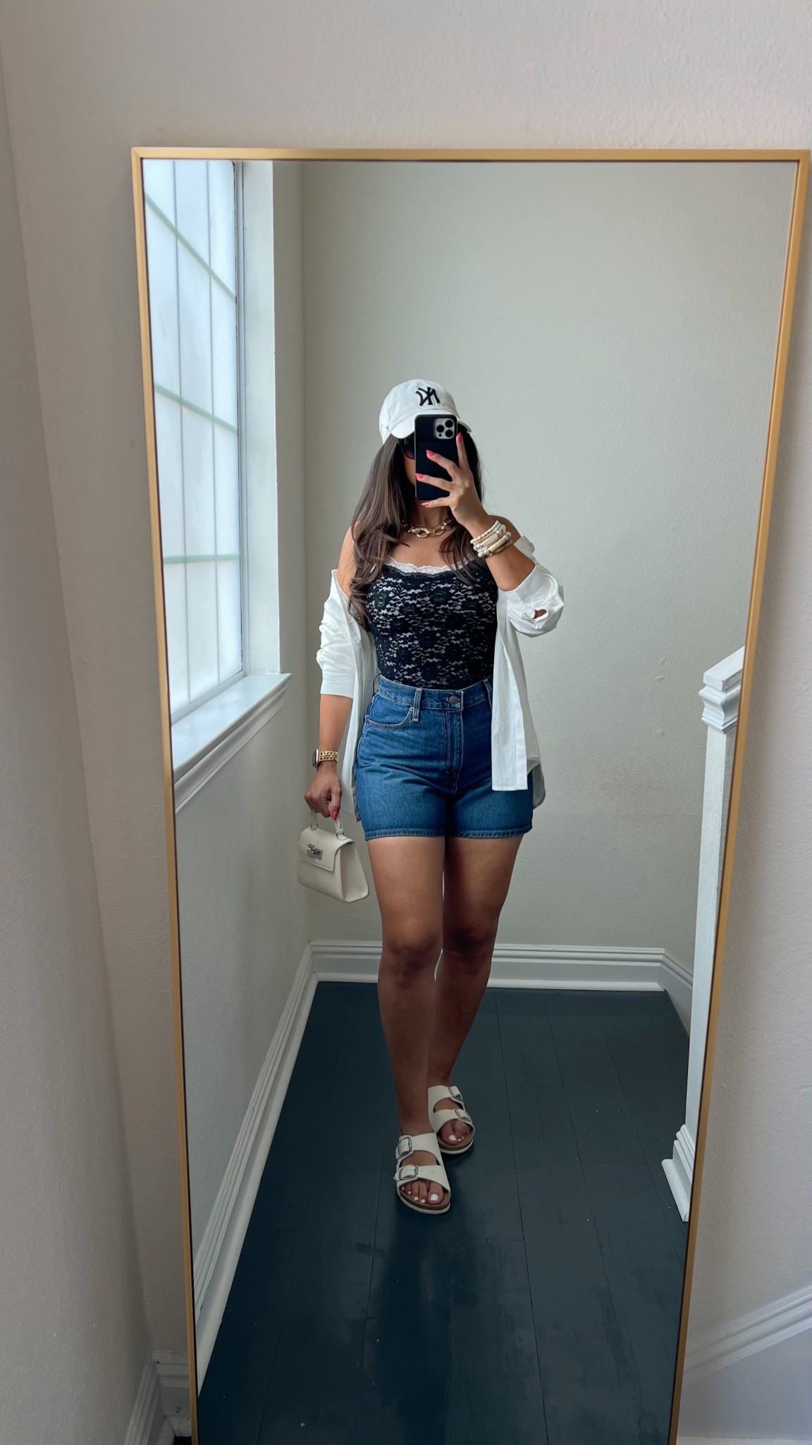 Love this look! Adjustable waist denim shorts - size 28. So cute. Lace tank size medium


#LTKSeasonal #LTKootd #LTKMidsize