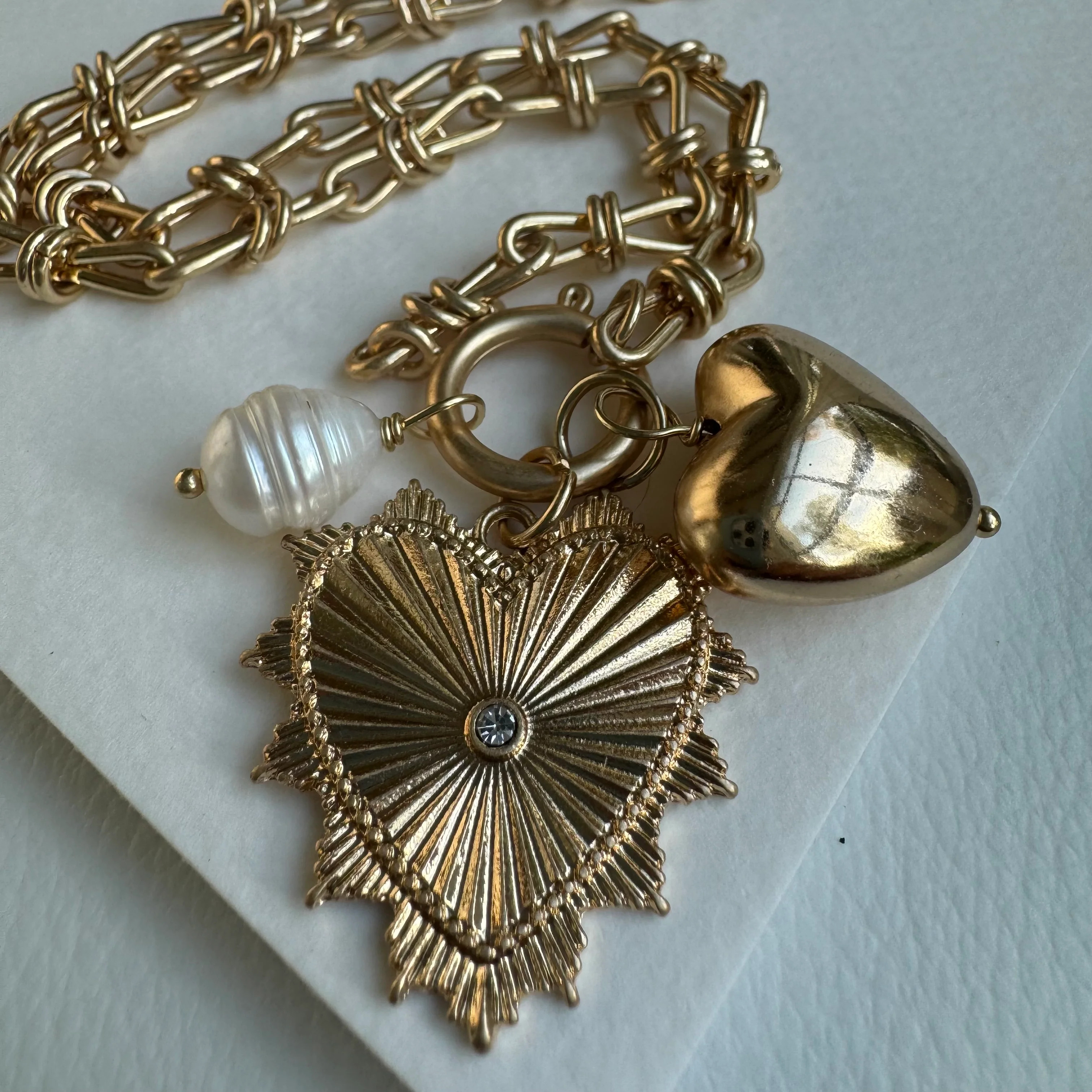 All the Love, All the Time Charm Necklace | Charm Necklace | Erin McDermott Jewelry