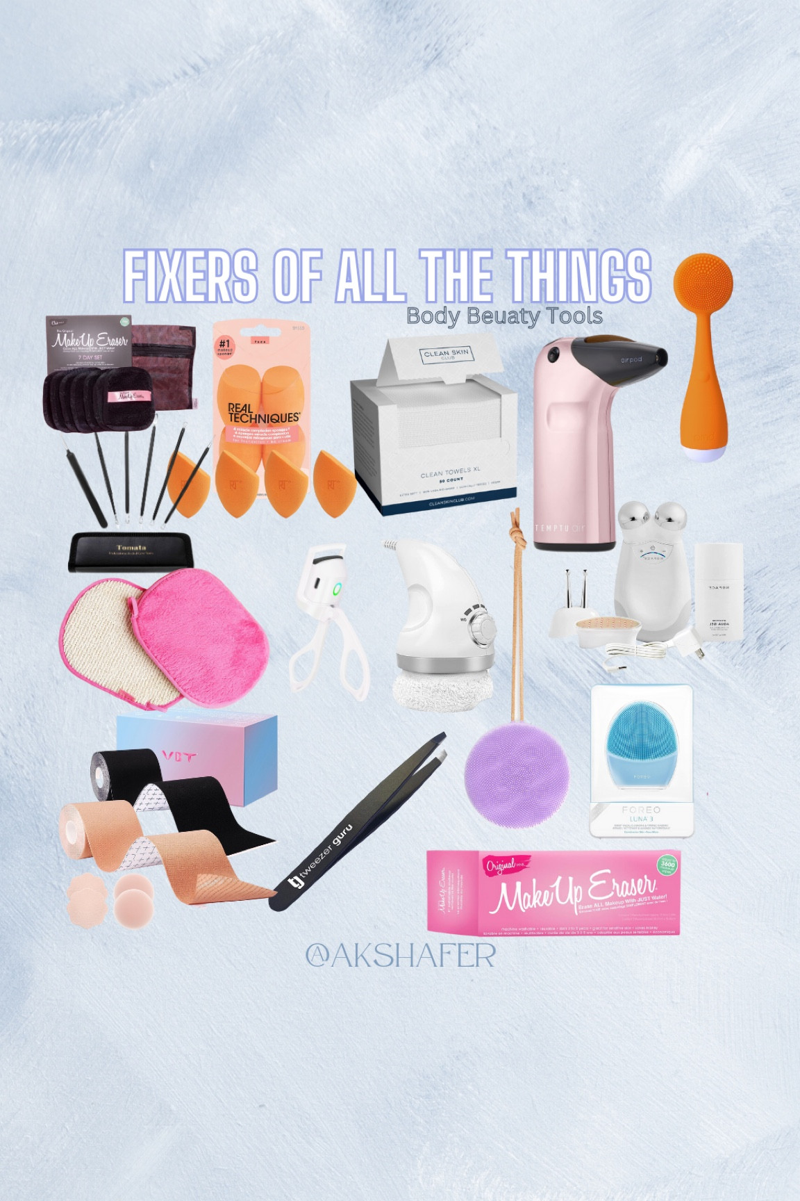 Amazon Prime Day Deals: 
Fixer of all the Things - Body Beauty Tools 

#beautytools #amazonprimeday #makeuperaser #cleanskin #skincare #primedayXakshafer

#LTKxPrimeDay #LTKbeauty #LTKFind