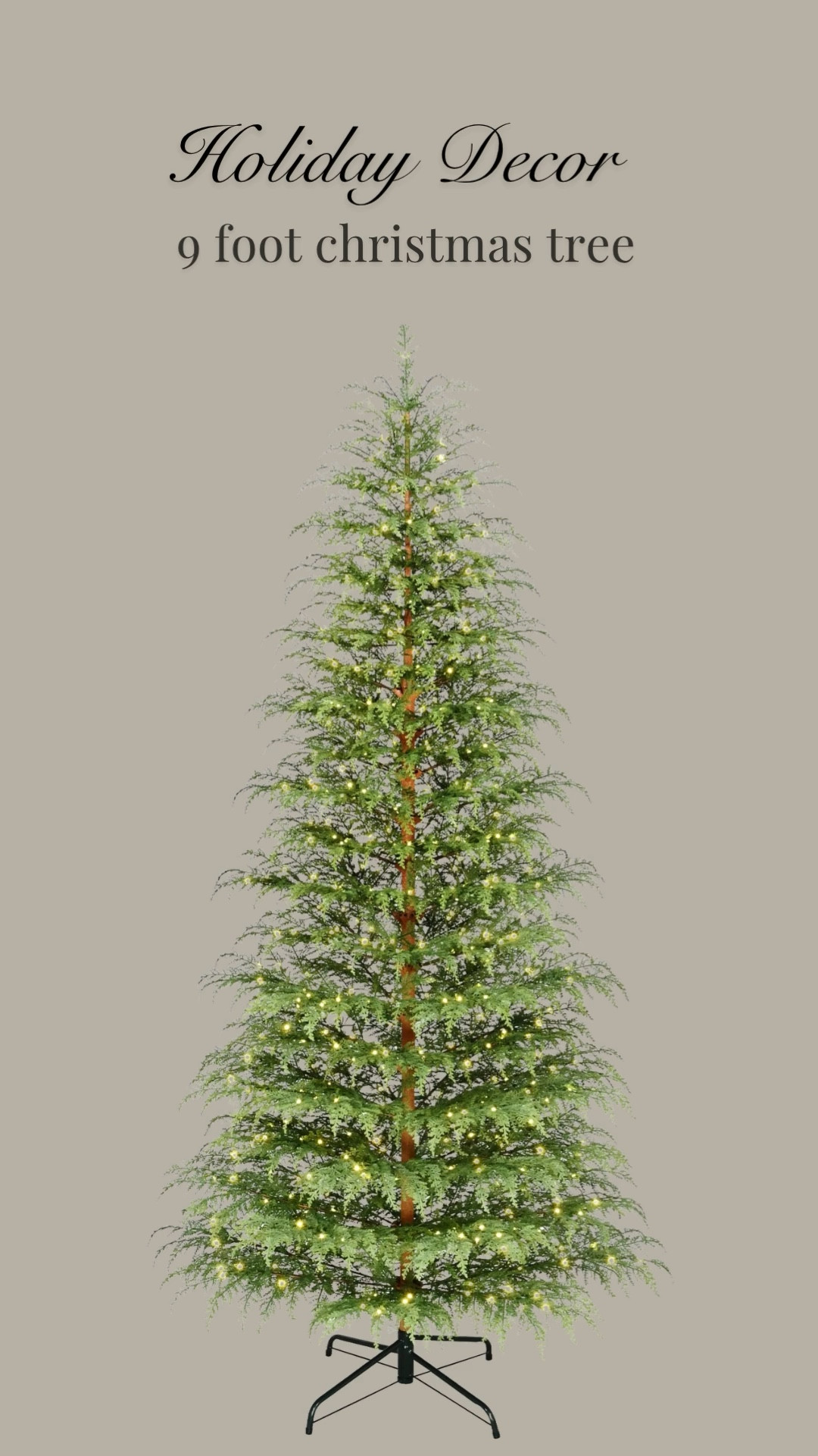 This viral Christmas tree is back in stock- in a 9 foot size! High sell-out risk, grab it while you can! cedar, pine, cypress, wreath, garland, bells, christmas tree, holiday decor, holiday gift, gift list #LTKHoliday

#LTKSeasonal #LTKStyleTip #LTKHome