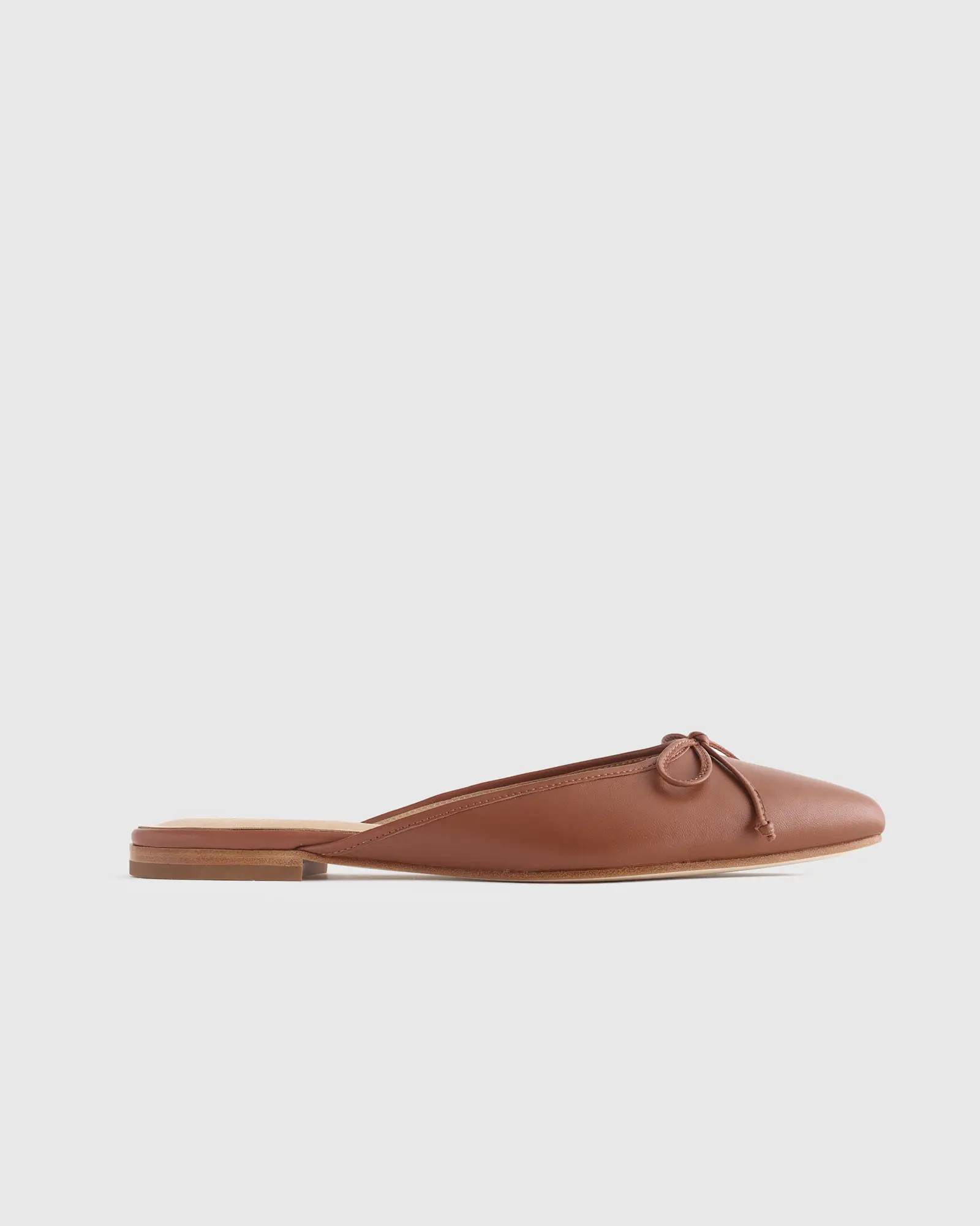 Italian Leather Pointed Mule | Quince