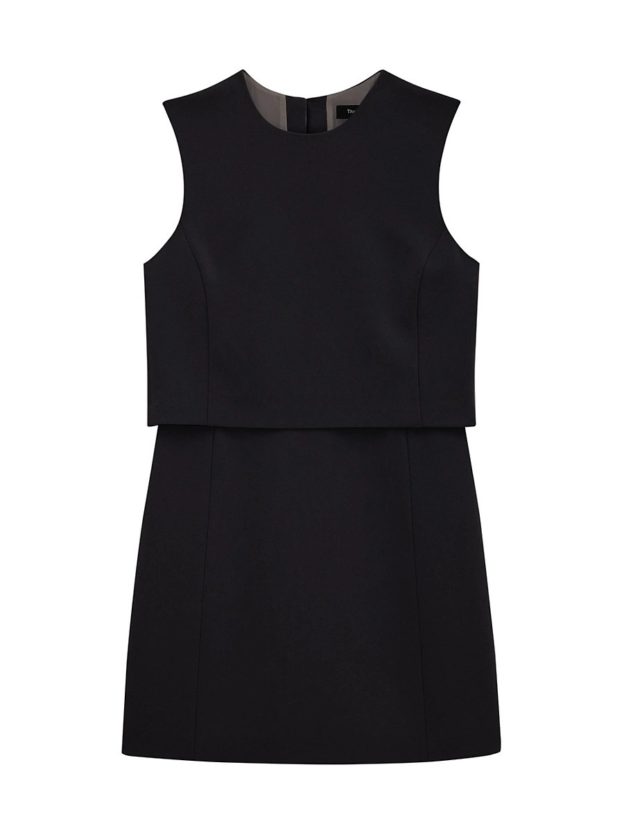 Women's Sculpted Sleeveless Minidress - Black - Size 00 | Saks Fifth Avenue