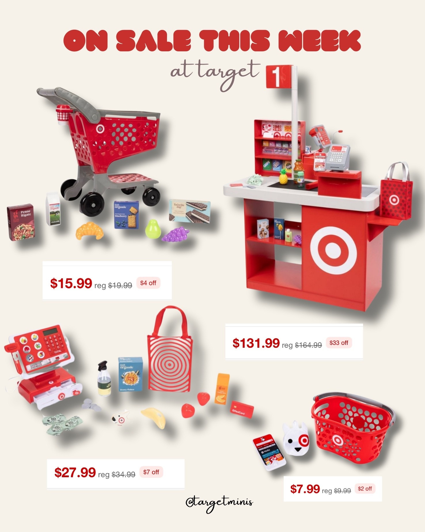 Pretend play Target store  on sale this week! 

Target finds, Target home, Target deals, playroom @Target

#LTKmomlife #LTKSaleAlert #LTKKids