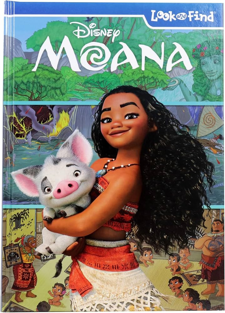 Disney Moana Look and Find Activity Book - PI Kids | Amazon (US)