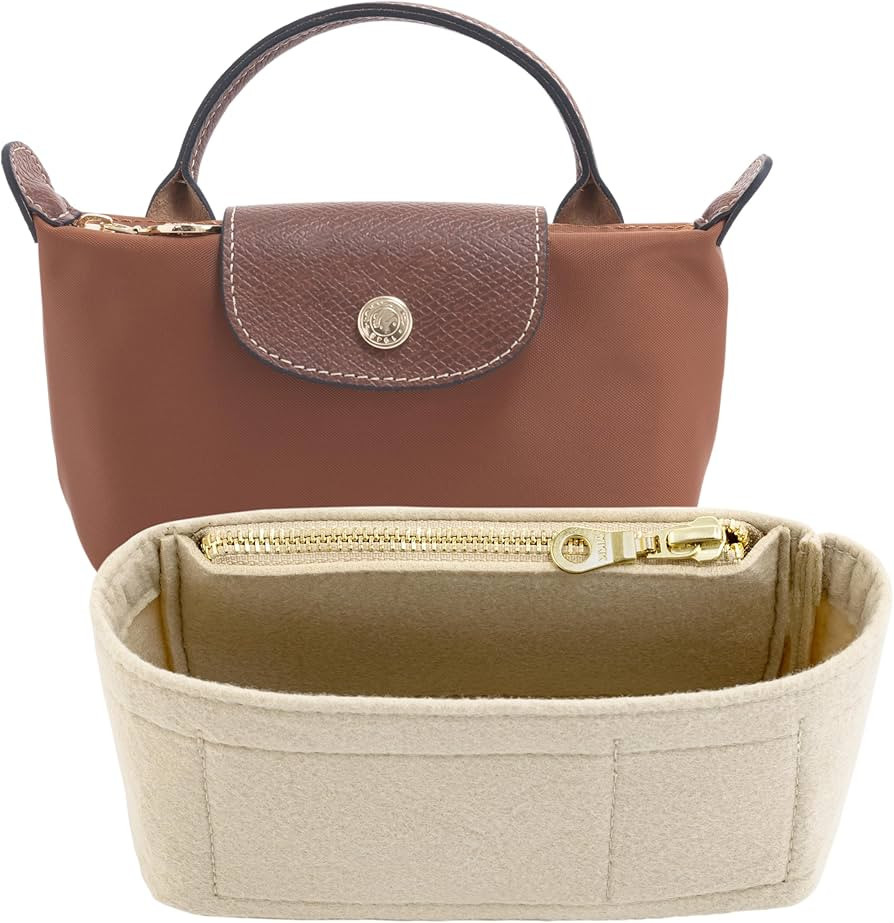 Mini Bag Organizer For Longchamp Small Tote Bag - Ultimate Mini Bag Storage & Finishing Inner Bag... | Amazon (US)