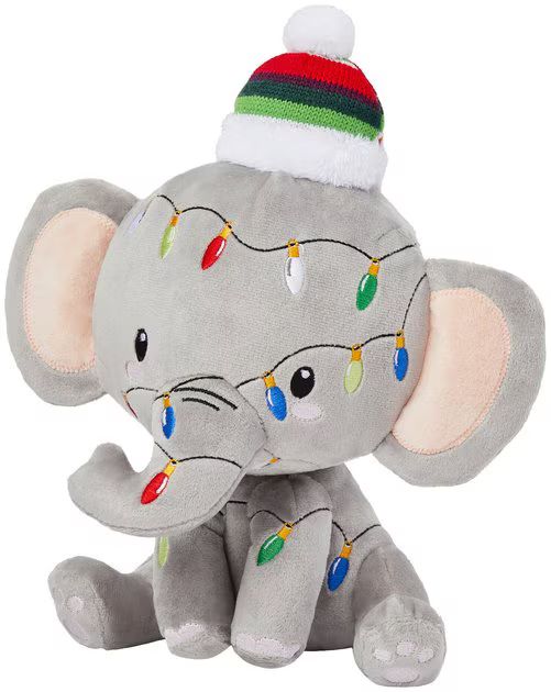 FRISCO Holiday Elephant Plush Squeaky Puppy Toy - Chewy.com | Chewy.com
