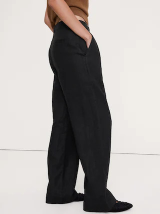 The Soho Wide-Leg Pant in Linen | Banana Republic (US)