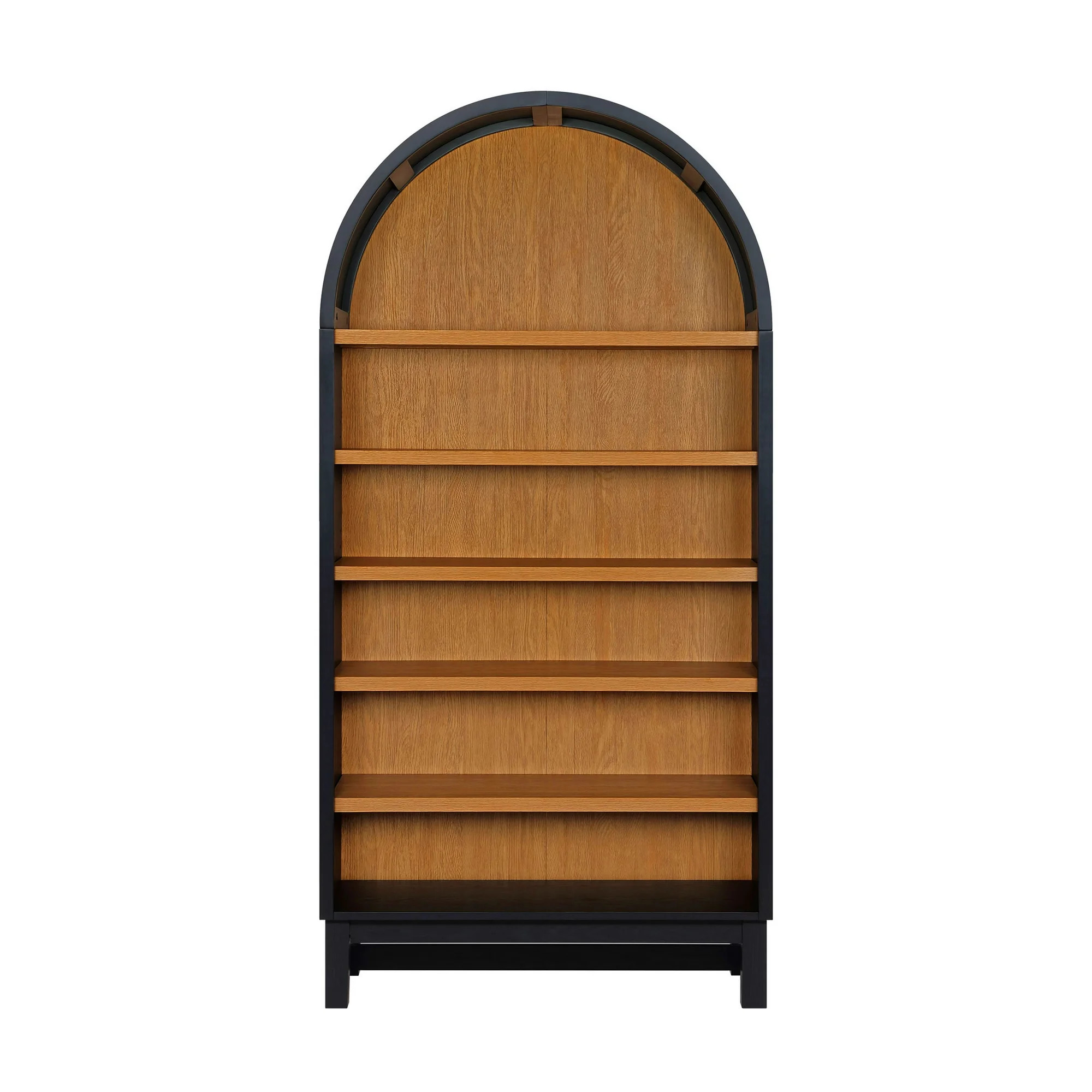 Better Homes & Gardens Juliet Open Arch Bookcase, Rich Black and Light Honey | Walmart (US)