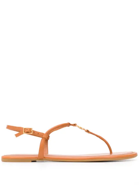 logo plaque sandals | Farfetch (US)