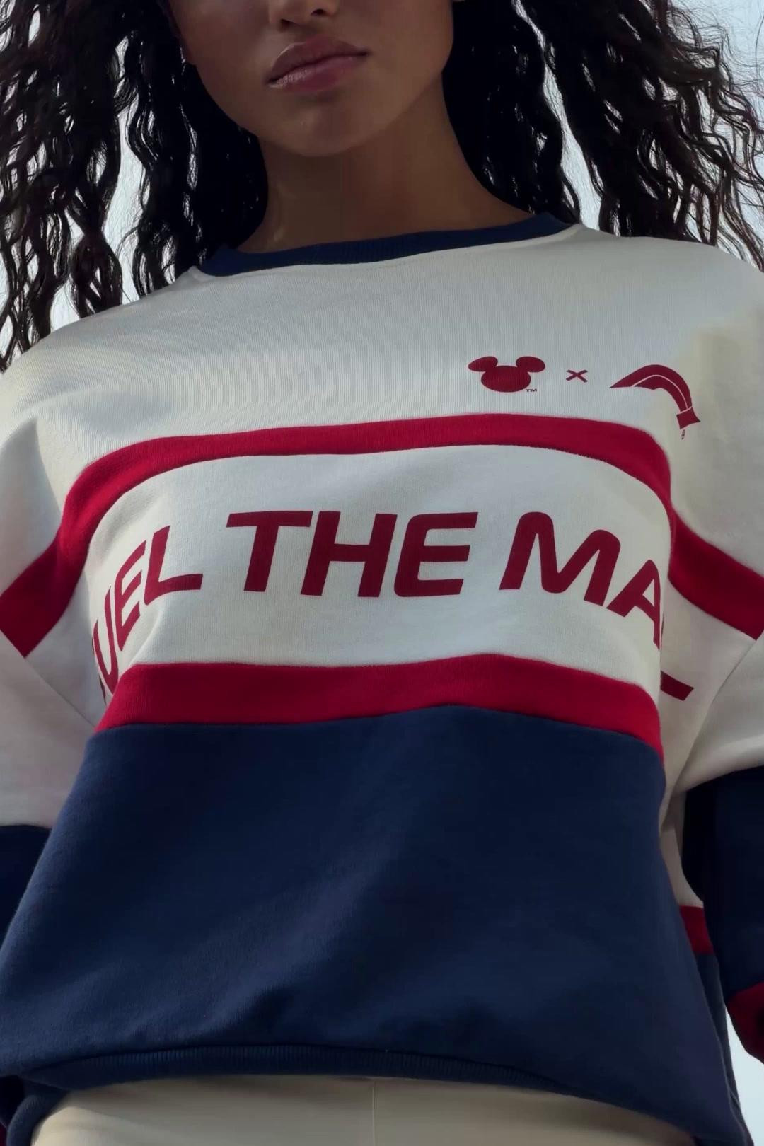 Disney x F1 panelled sweatshirt | PULL and BEAR UK