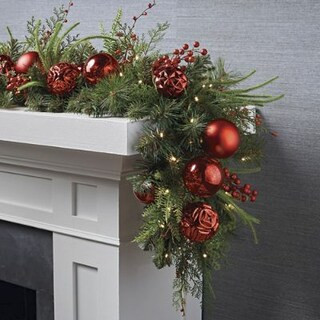 Radiant Rouge Garland | Frontgate