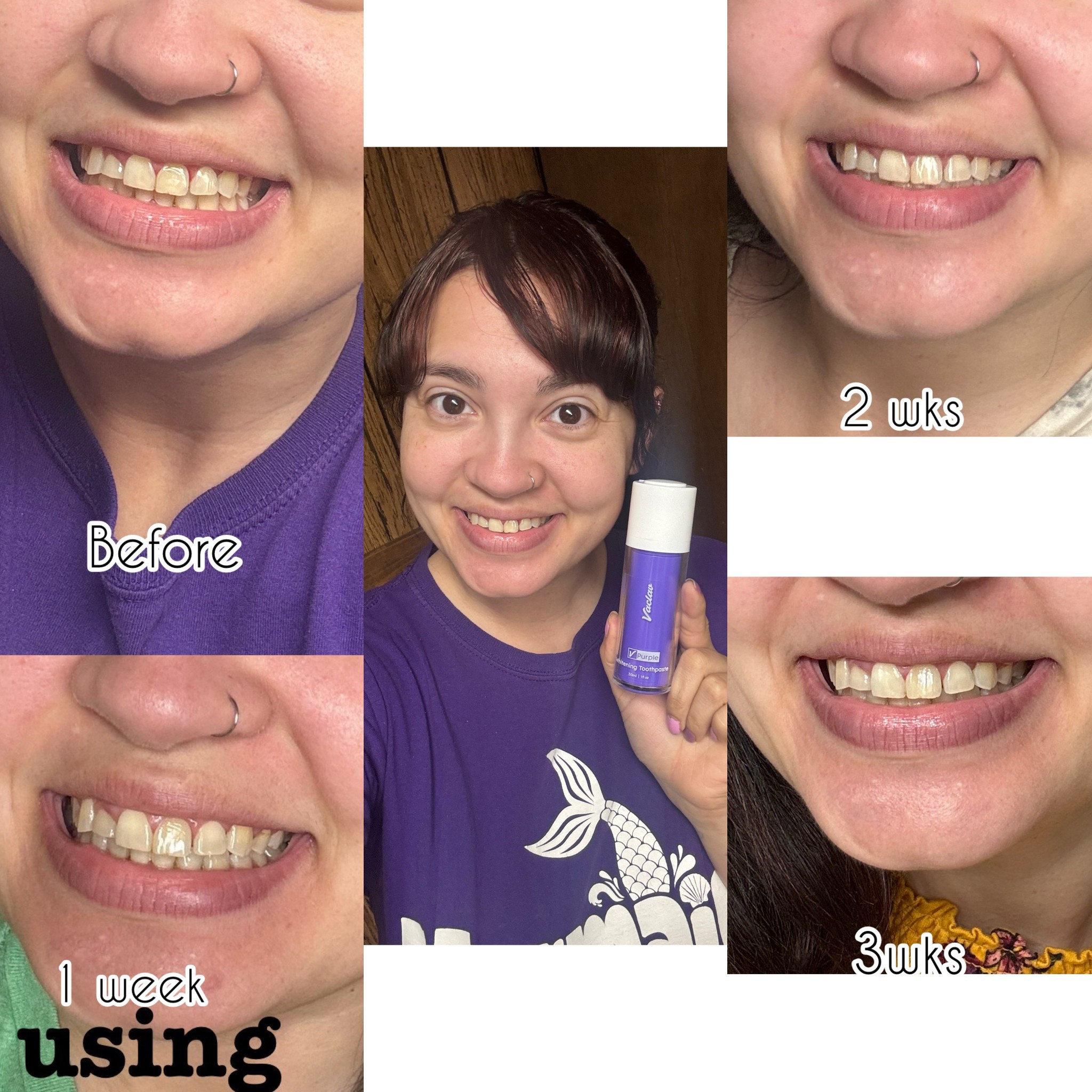 Can’t wait to keep using this purple toothpaste and see whiter results! I use this toothpaste in the morning and my Colgate toothpaste at night! 💜 

#LTKHome #LTKStyleTip