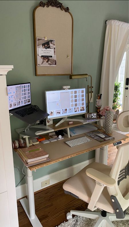 More home office upgrades. Added a new brass lamp and antique pinboard to my home office space and absolutely love it! Check out all my Amazon office faves.

#LTKHome #LTKSaleAlert