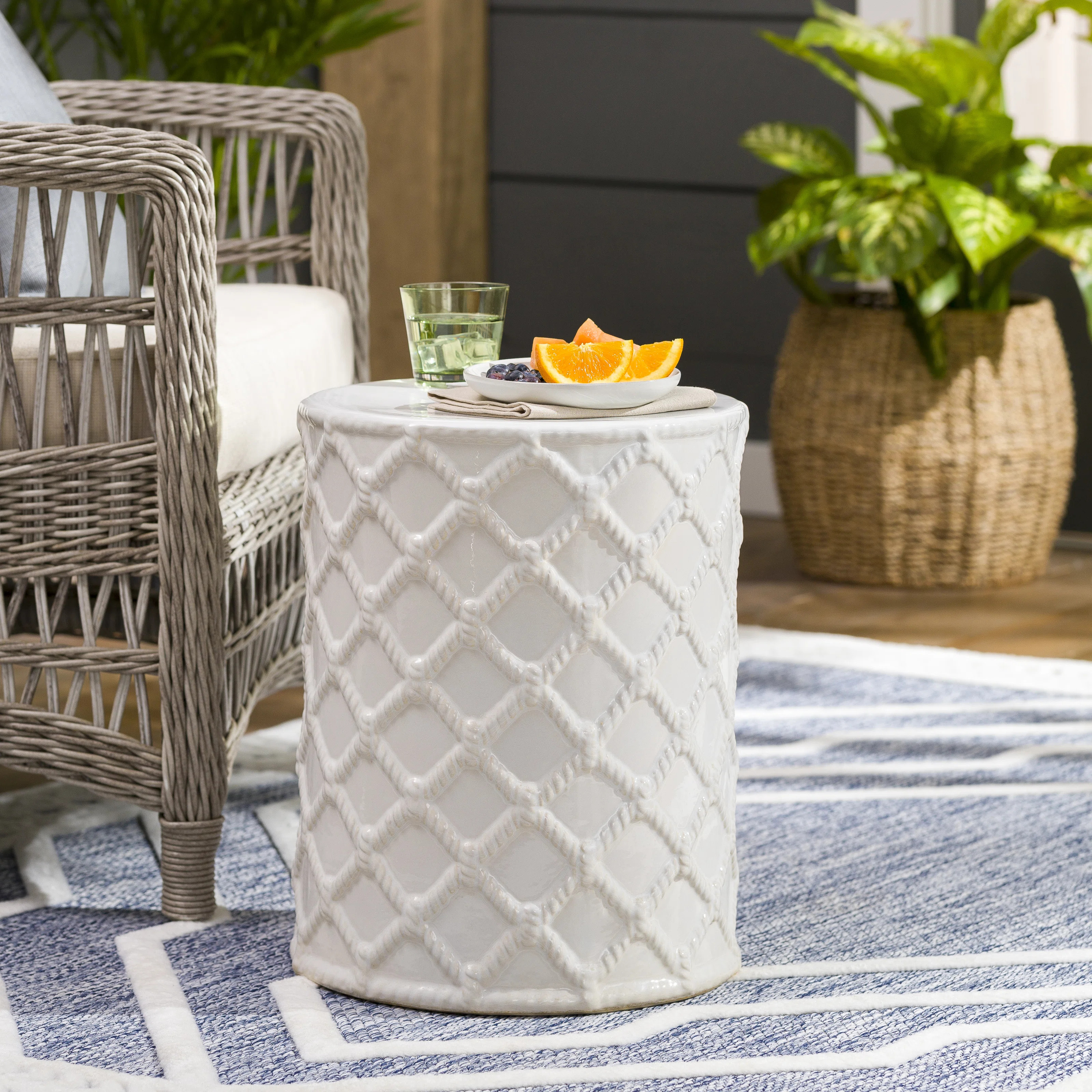 Beachcrest Home™ Barkley Ceramic Garden Stool & Reviews | Wayfair | Wayfair North America