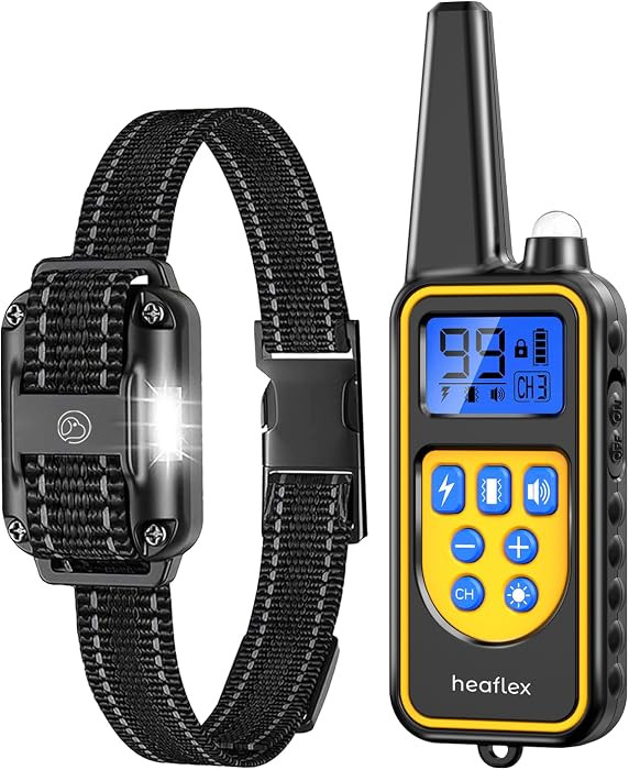 Dog Training Collar with Remote, 3300ft Remote Dog Shock Collar | Amazon (US)