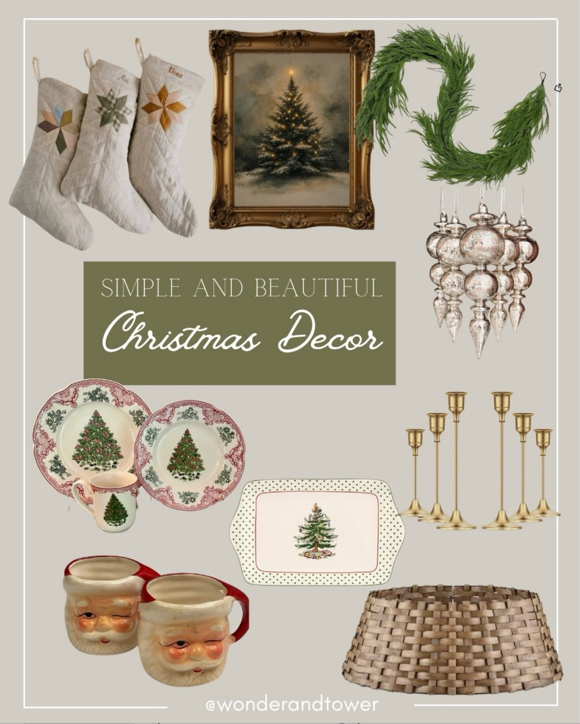 Simple and beautiful Christmas decorations #christmasdecor

#LTKFindsUnder100 #LTKHoliday #LTKSeasonal
