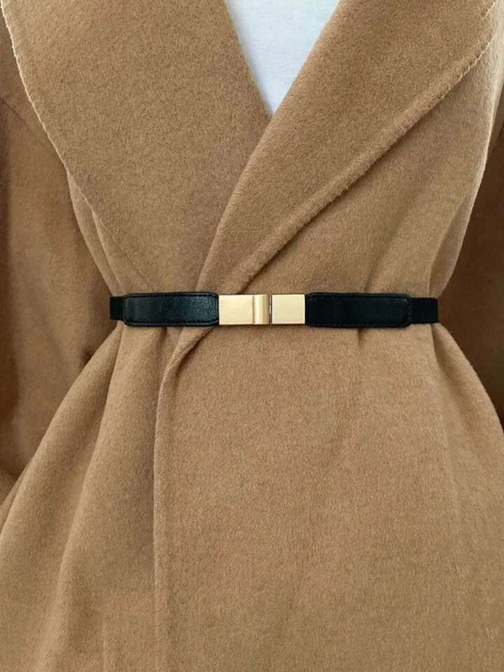 1pc Women's Stretchy Skinny Waist Belt Decorative For Sweater Dress, Adjustable Elastic Waistband... | SHEIN