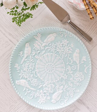 x Nellie Howard Ossi Collection Glazed Bird Platter | Dillard's