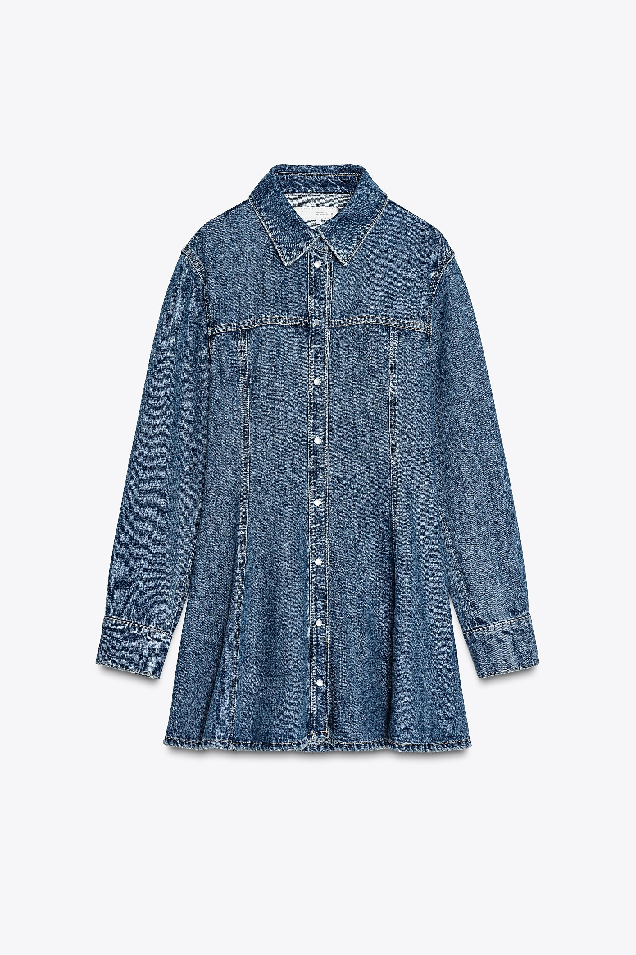 TRF DENIM MINI DRESS | Zara US