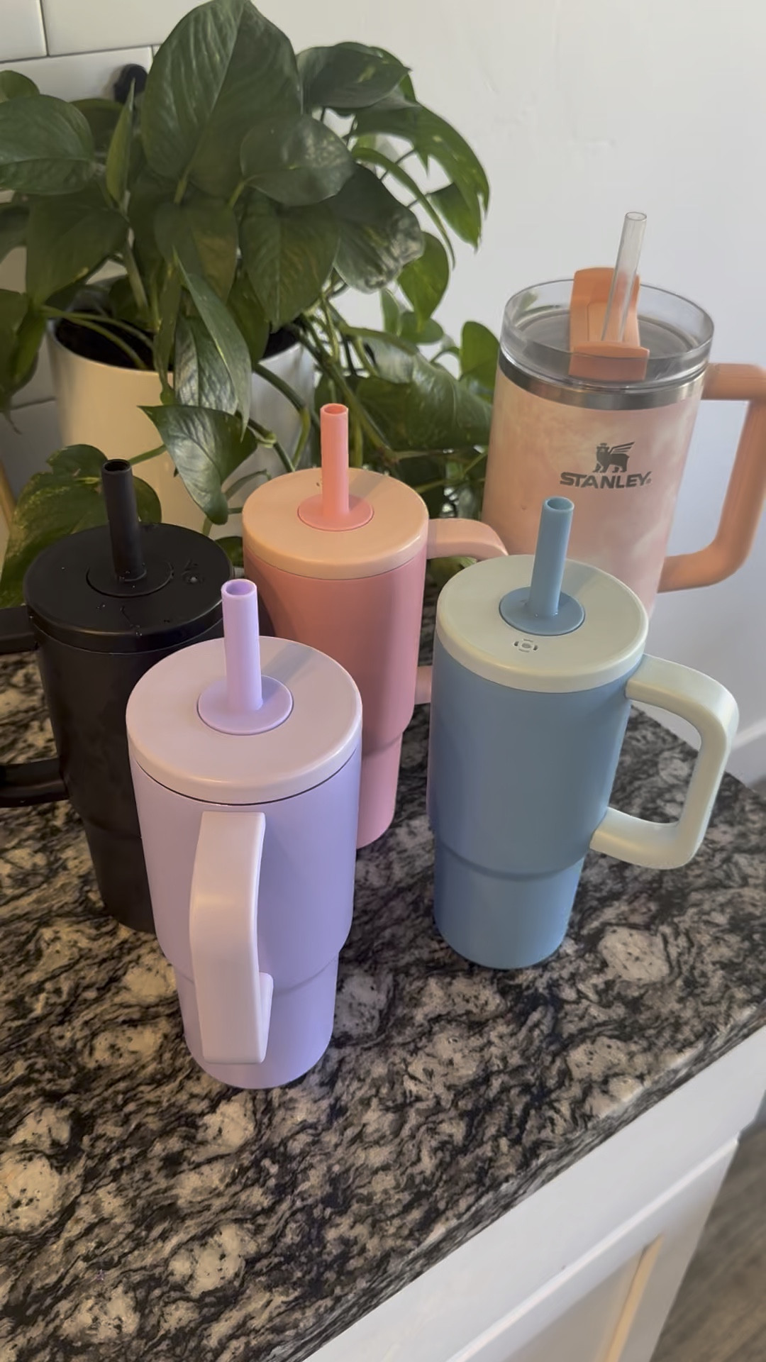 My 4 kids got these for Easter and we are obsessed. Dishwasher safe, silicone straws, lightweight, and non-spill! 😍 They currently have their cups with them on the couch. We are stoked about it! 

#LTKKids #LTKFamily #LTKHome