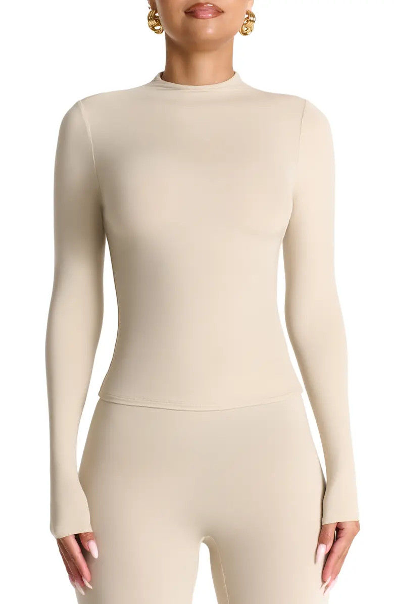 Naked Wardrobe Mock Neck Top | Nordstrom | Nordstrom