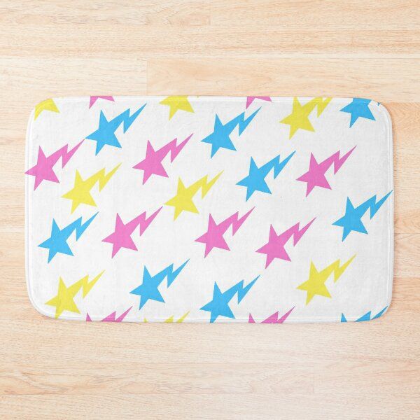 Cotton Candy Stars  Bath Mat | Redbubble (US)