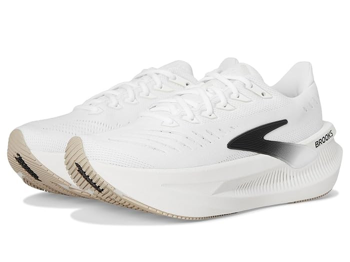 Brooks Glycerin Max 2 Women's Shoes White/Black/Chateau Gray : 12 B - Medium, Synthetic | Zappos.com