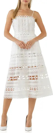 Lace Midi Dress | Nordstrom