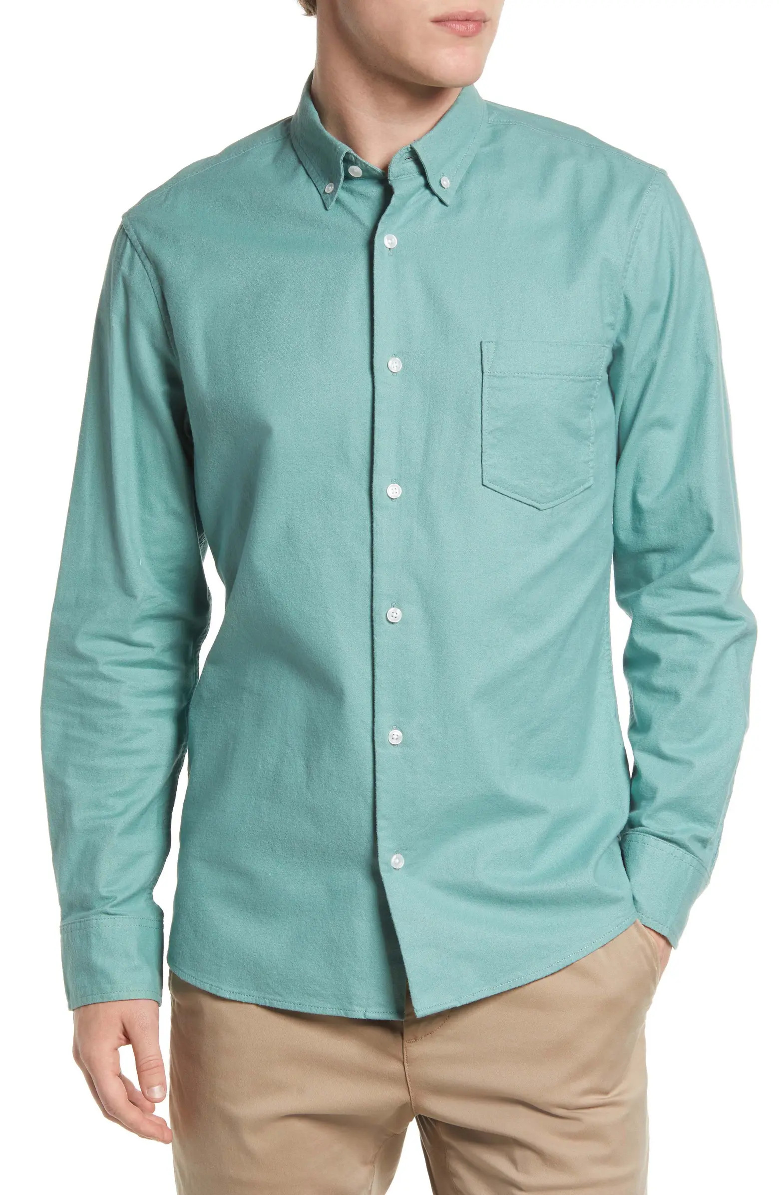 Oxford Button-Up Performance Shirt | Nordstrom