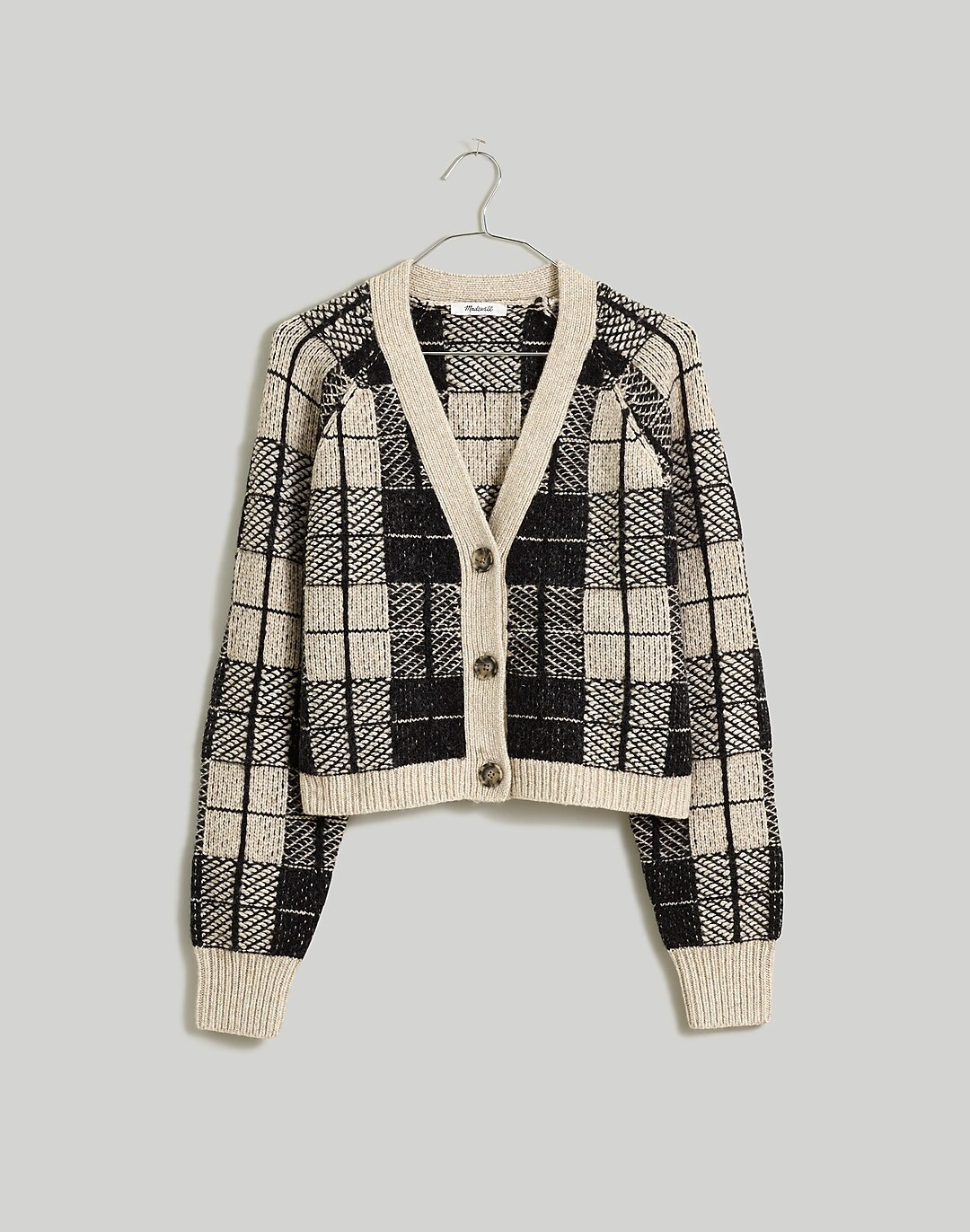 Cable-Knit Cropped Cardigan | Madewell