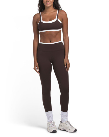 2pc Double Layer Bra And Leggings Set | TJ Maxx