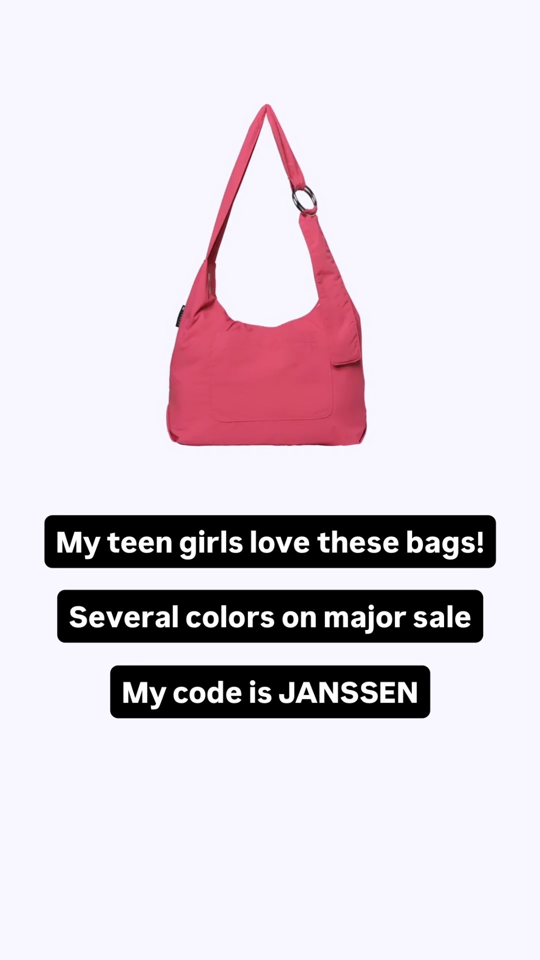 My teen girls have these bags and LOVE them. Some colors are marked down right now!

Use my code JANSSEN

#LTKSaleAlert