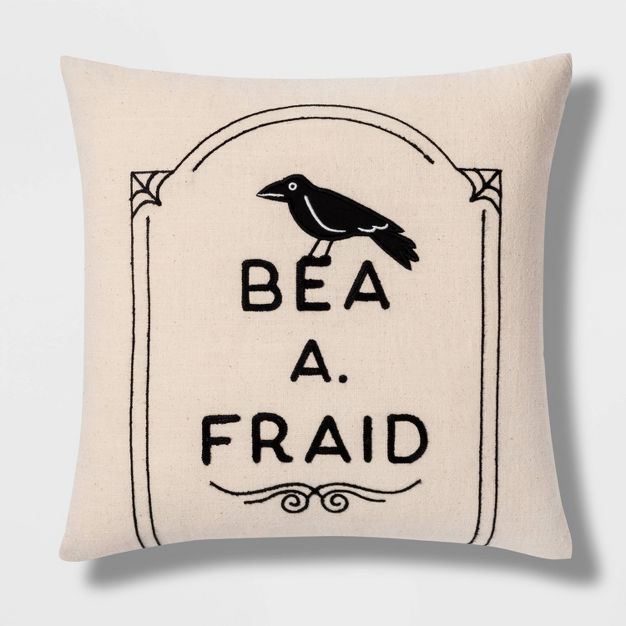 Bea A. Fraid Tombstone Halloween Decorative Pillow - Hyde &#38; EEK! Boutique&#8482; | Target