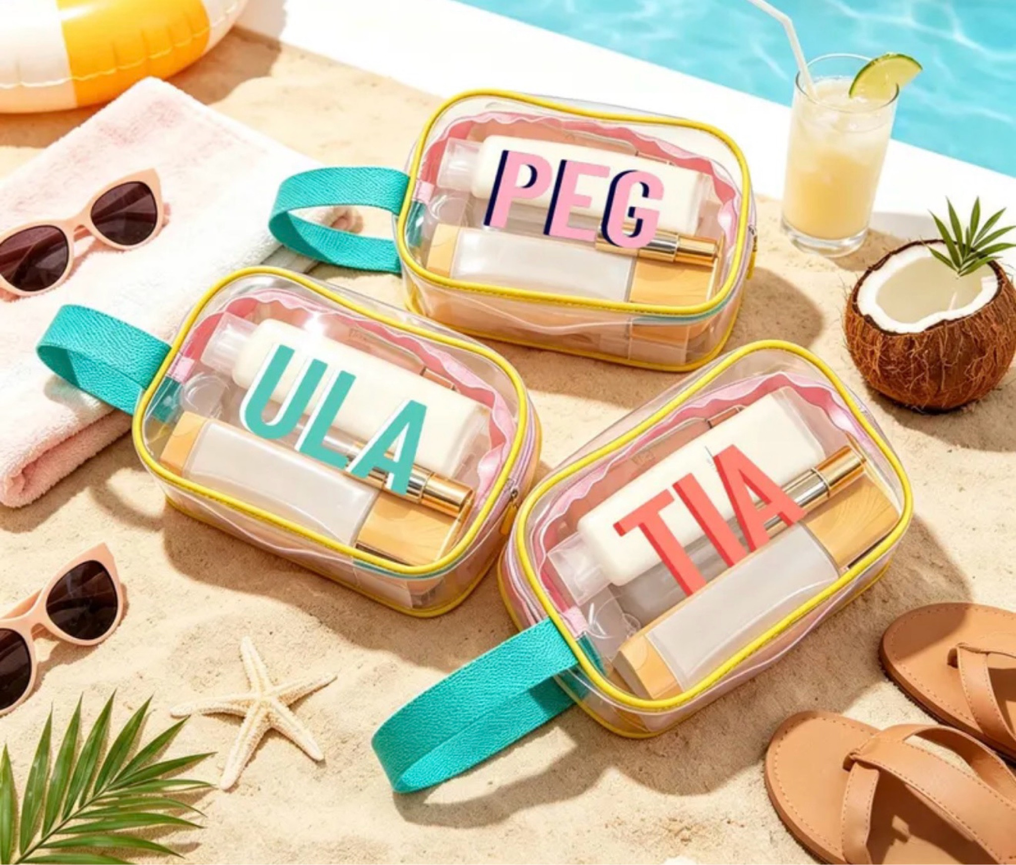 40% off 🎉

Personalized Monogram Clear PVC Pool and Beach Bag, Custom Initial Wet Dry Organizer, Bridesmaid Gifts, Bachelorette Party Favors

#LTKSaleAlert