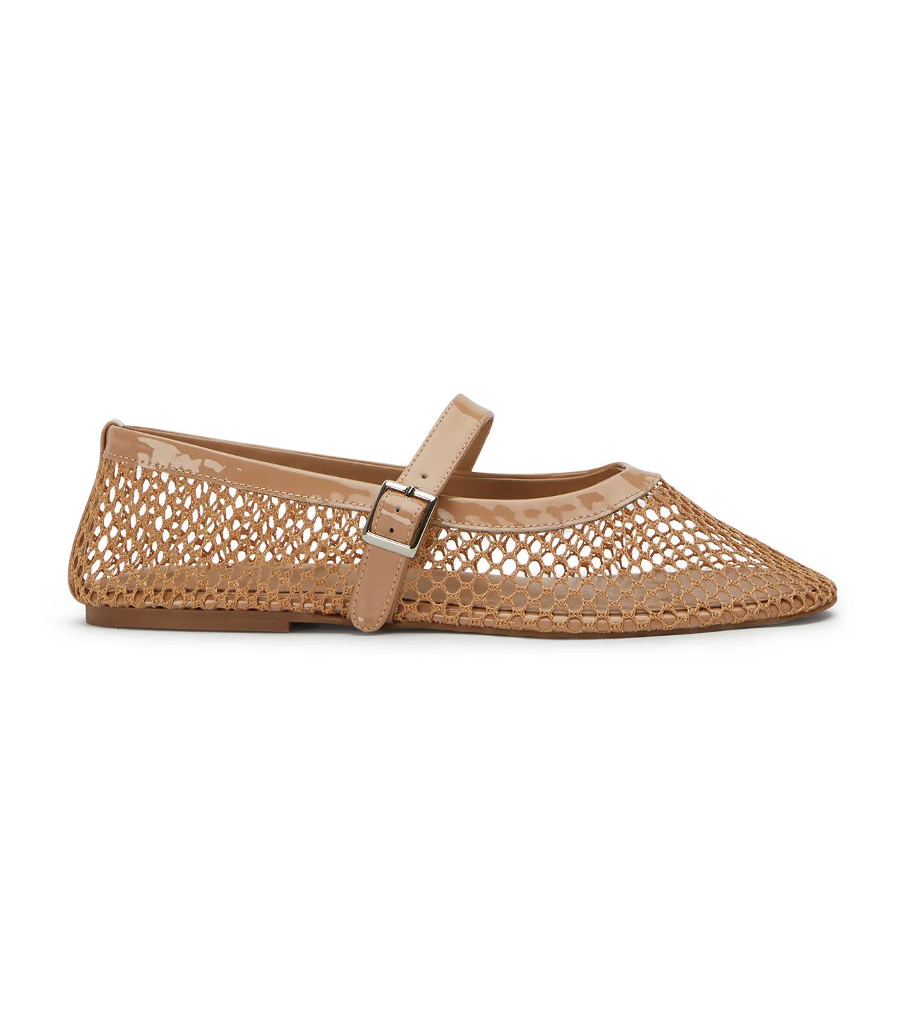 Mia Skin Mesh/Patent Flats | Tony Bianco (Australia & New Zealand)