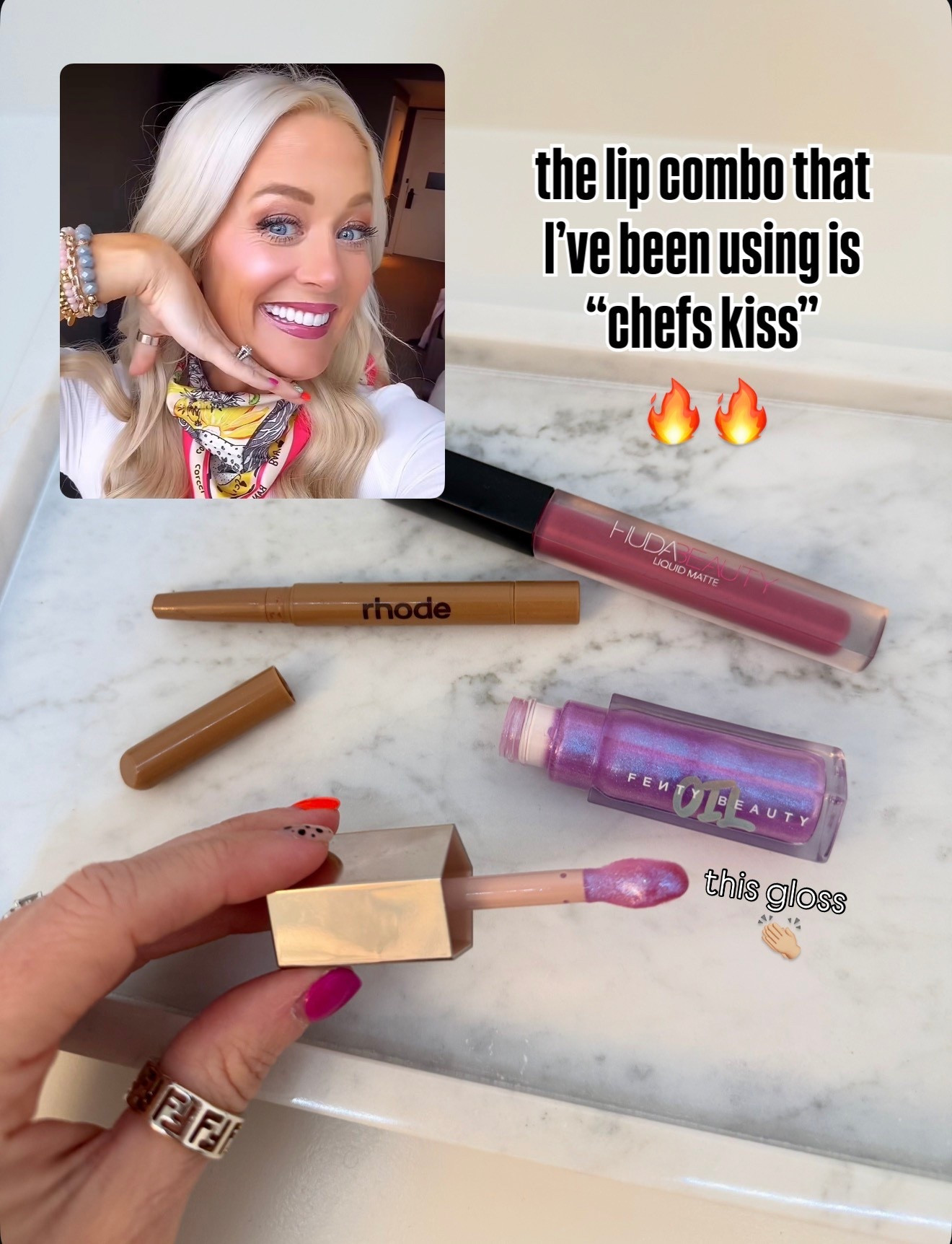 This lip combo is fire!!!