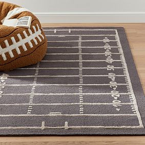 Touchdown Wool Rug | Pottery Barn Teen