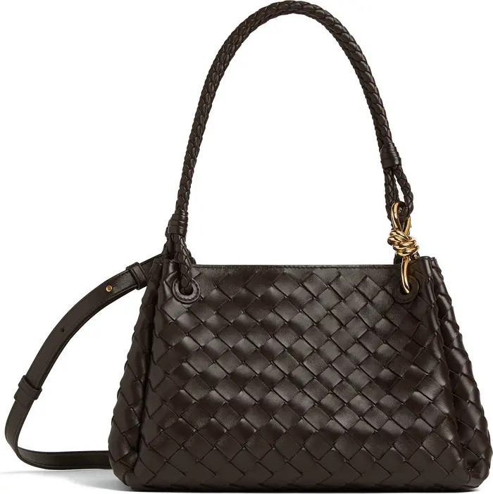 Small Parachute Intrecciato Leather Shoulder Bag | Nordstrom