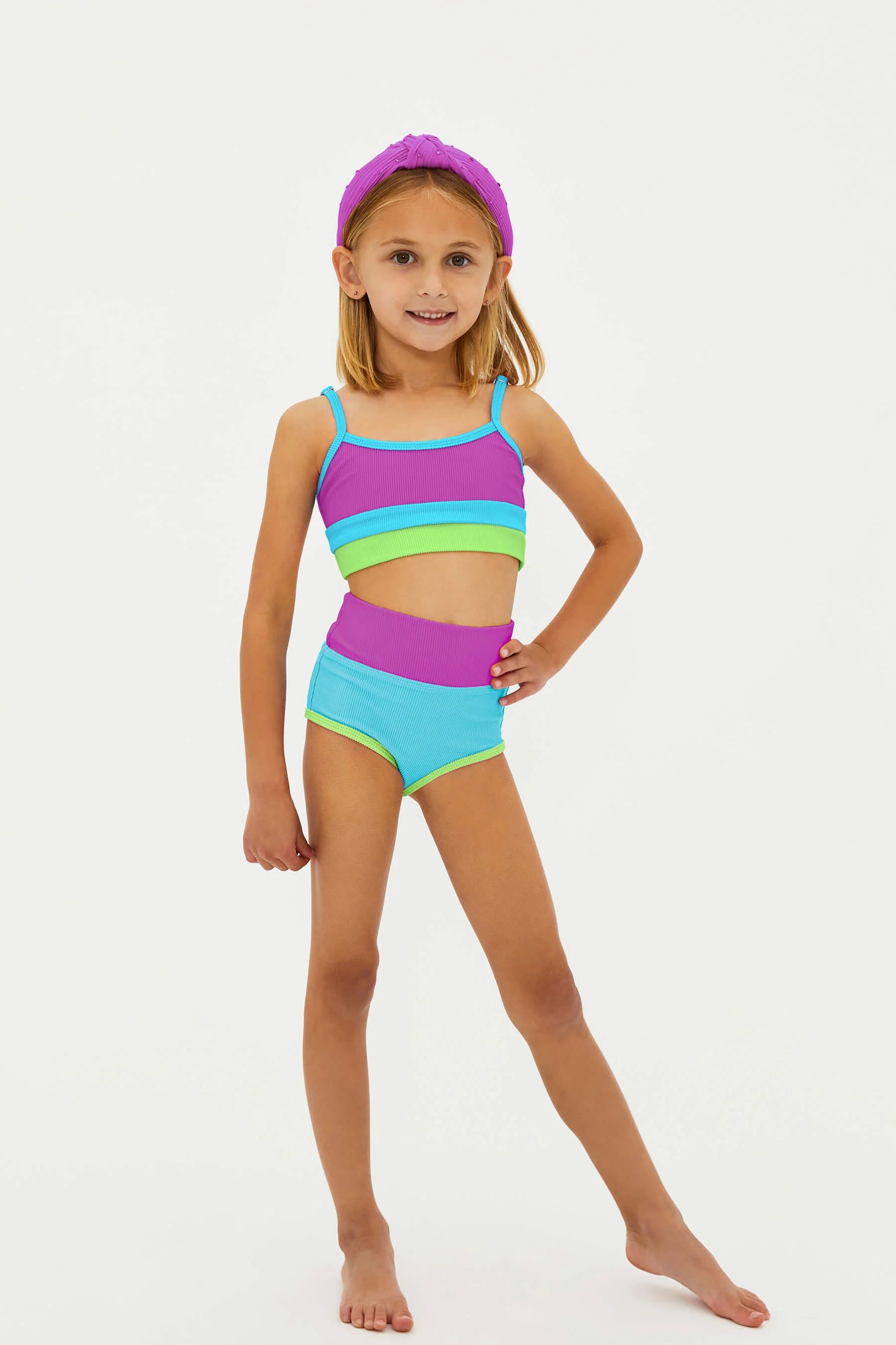 Little Eva Top and Emmie Bottom Cool Fluorescents | Beach Riot