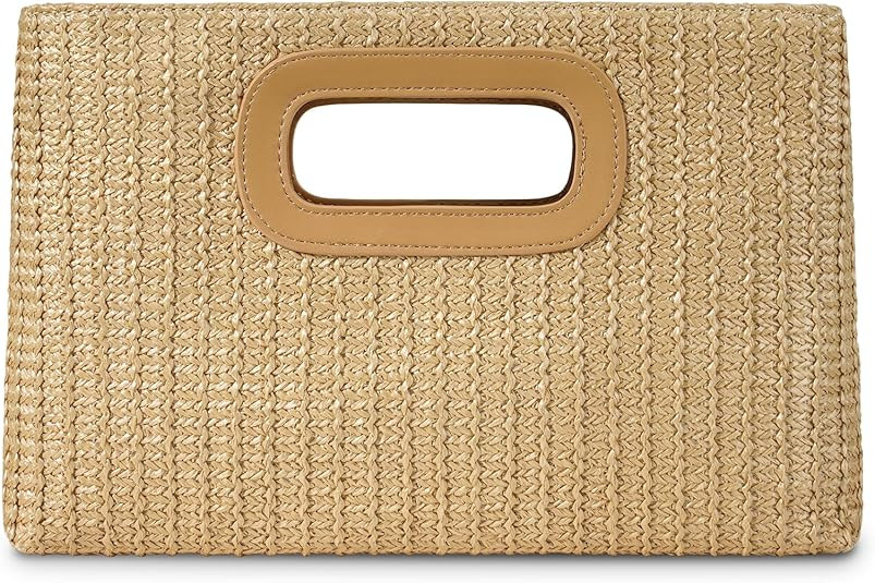 Top Handle Clutch Handbags for Women, Evening Handbag Shoulder Crossbody Purse with Gold Chain | Amazon (US)