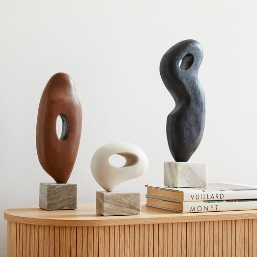 Alba Wood Sculptural Objects | West Elm (US)